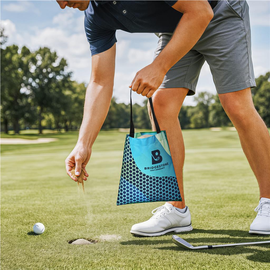 Pre-Production Sample Hoppla Greenset Polyester Sand Bag - Image 14