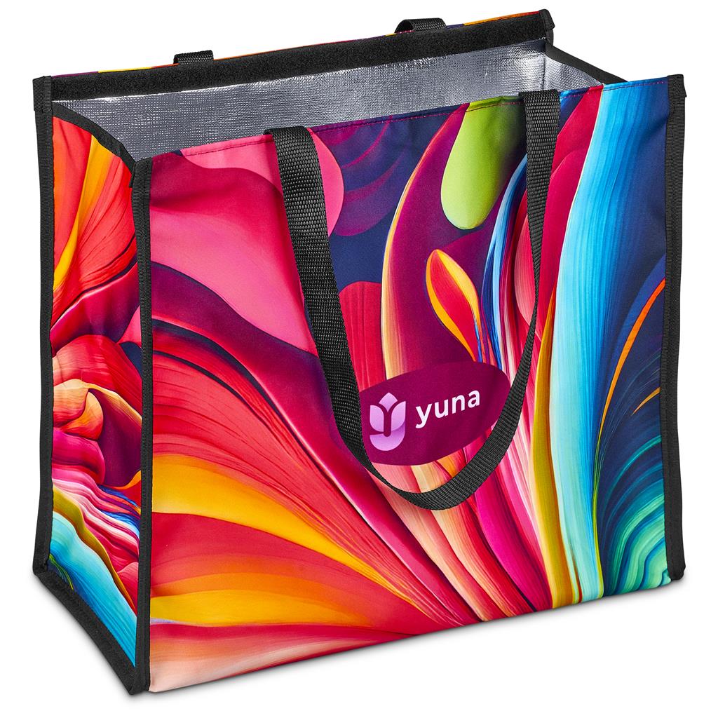 Pre-Production Sample Hoppla Iceland Large Polyester Tote Cooler Bag - Image 5