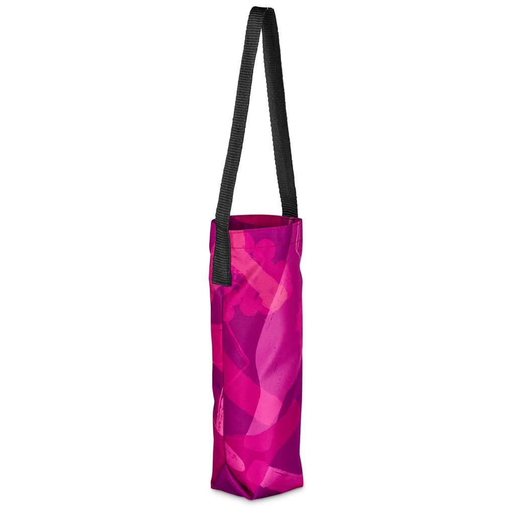 Pre-Production Sample Hoppla Cellaro Polyester Wine Bottle Gift Bag - Image 6