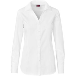 Ladies Long Sleeve Carolina Shirt - White