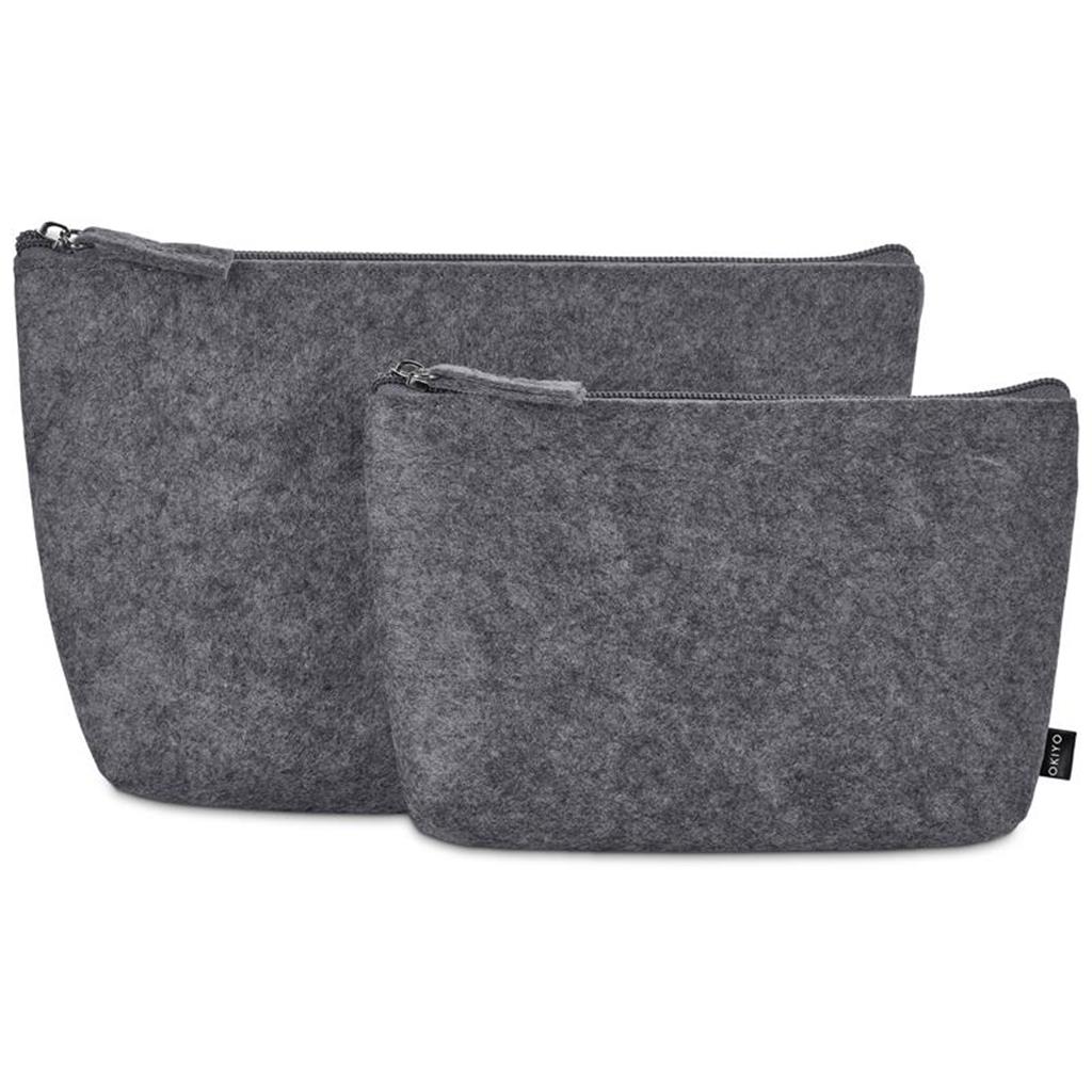 Okiyo Kesho Recycled PET Felt Mini Cosmetic Bag - Image 3