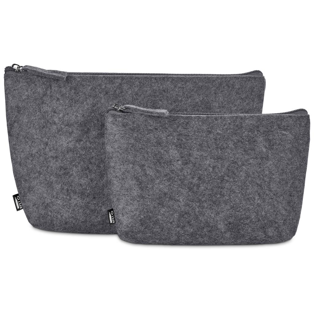 Okiyo Kesho Recycled PET Felt Accessory Bag - Image 7