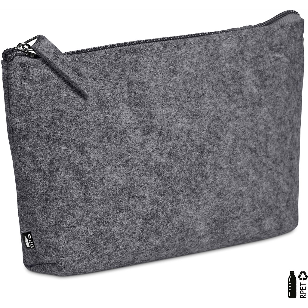 Okiyo Kesho Recycled PET Felt Accessory Bag - Image 10