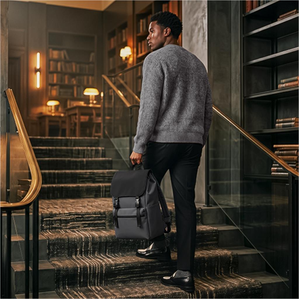 Serendipio Skyline Laptop Backpack - Image 5
