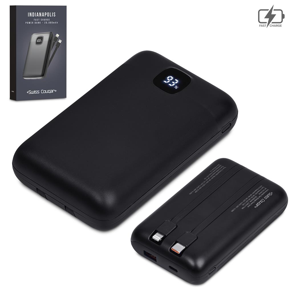Swiss Cougar Indianapolis Fast Charge 22.5W Power Bank - 20 000mAh - Image 8