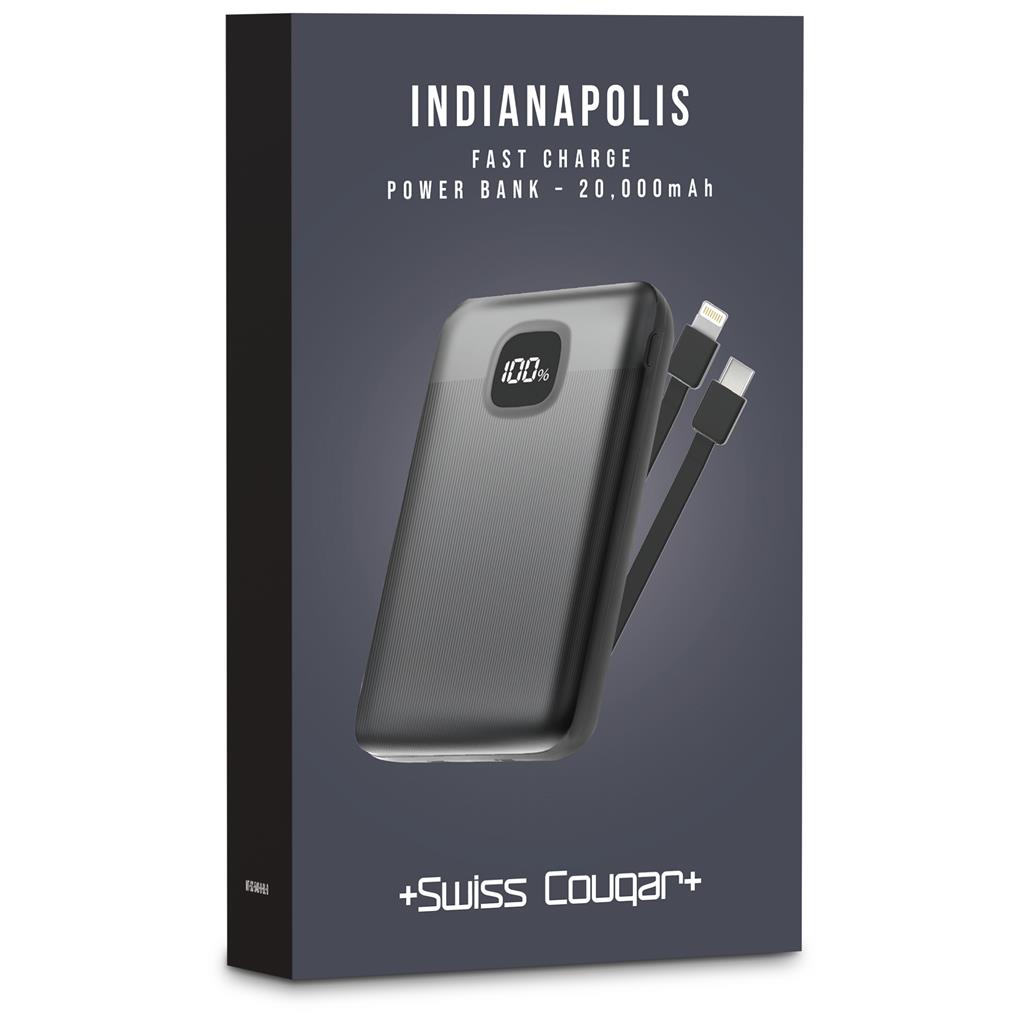 Swiss Cougar Indianapolis Fast Charge 22.5W Power Bank - 20 000mAh - Image 10