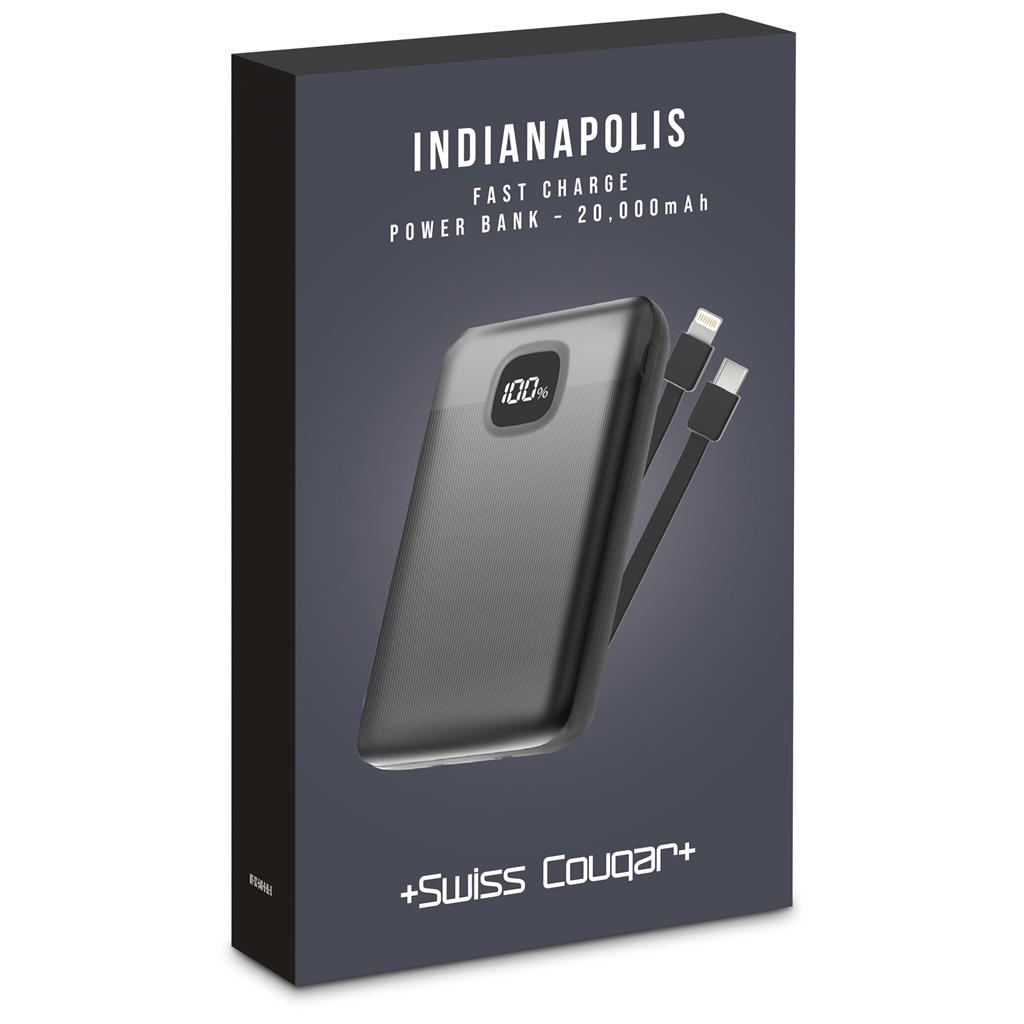 Swiss Cougar Indianapolis Fast Charge 22.5W Power Bank - 20 000mAh - Image 4