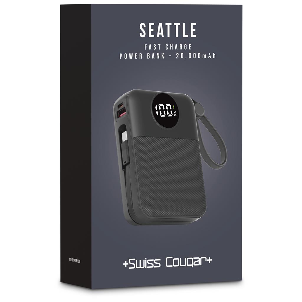 Swiss Cougar Seattle Fast Charge 22.5W Power Bank - 20 000mAh - Image 2