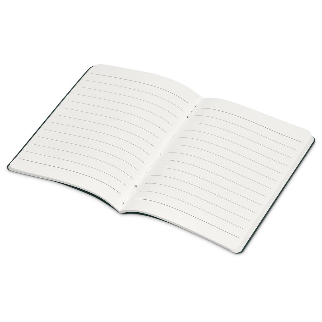 Okiyo Emika FSC Certified Paper A6 Soft Cover Notebook - Dark Green - Image 3