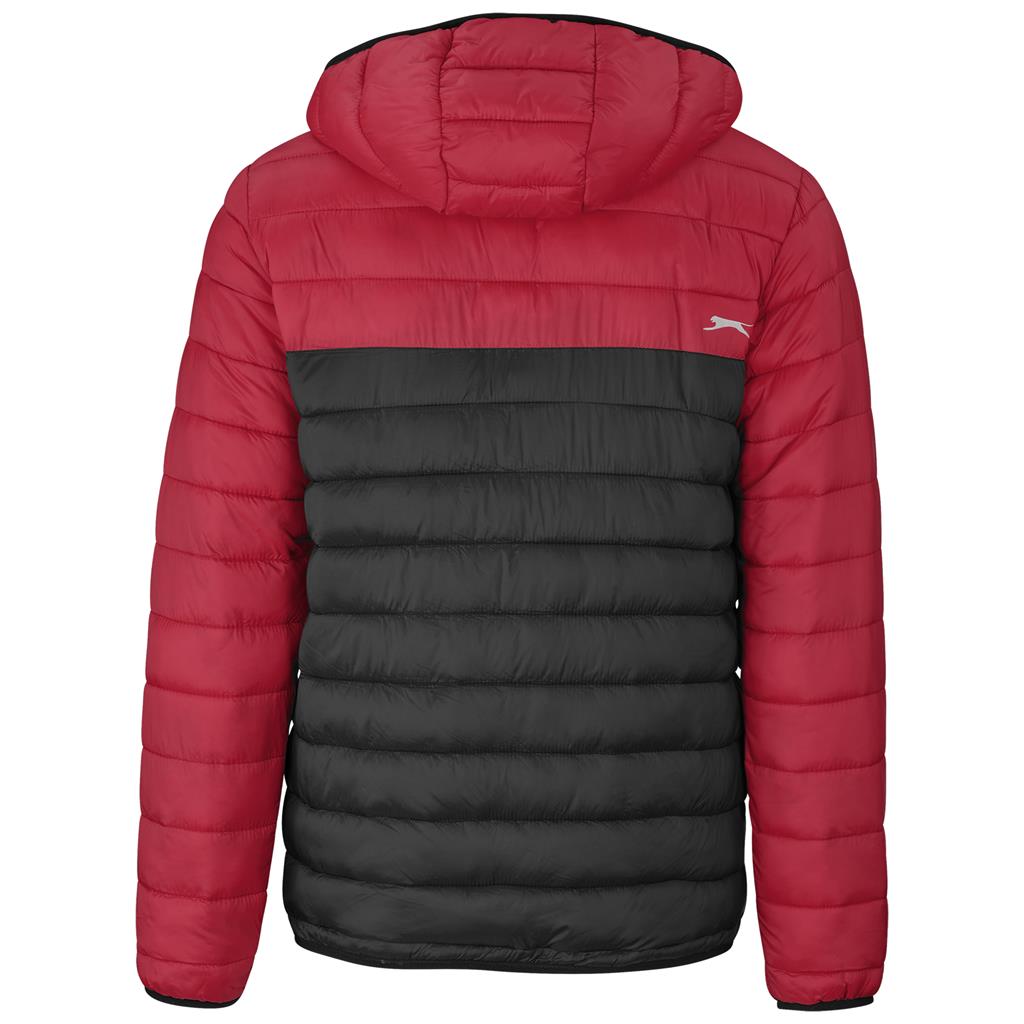 Mens Kyoto Two-Tone Jacket - Black Red - Image 3