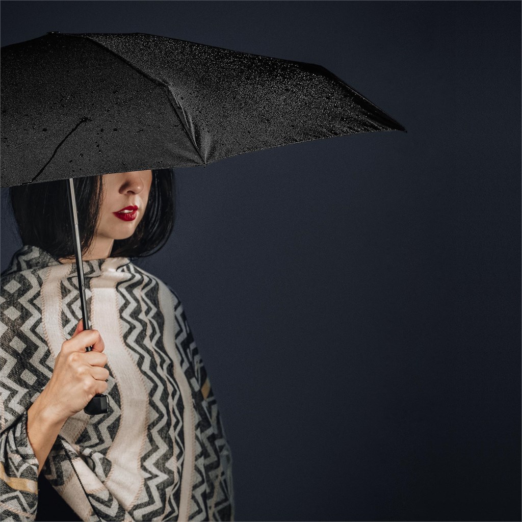 Serendipio Salem Recycled PET Compact Umbrella with EVA Pouch - Image 11