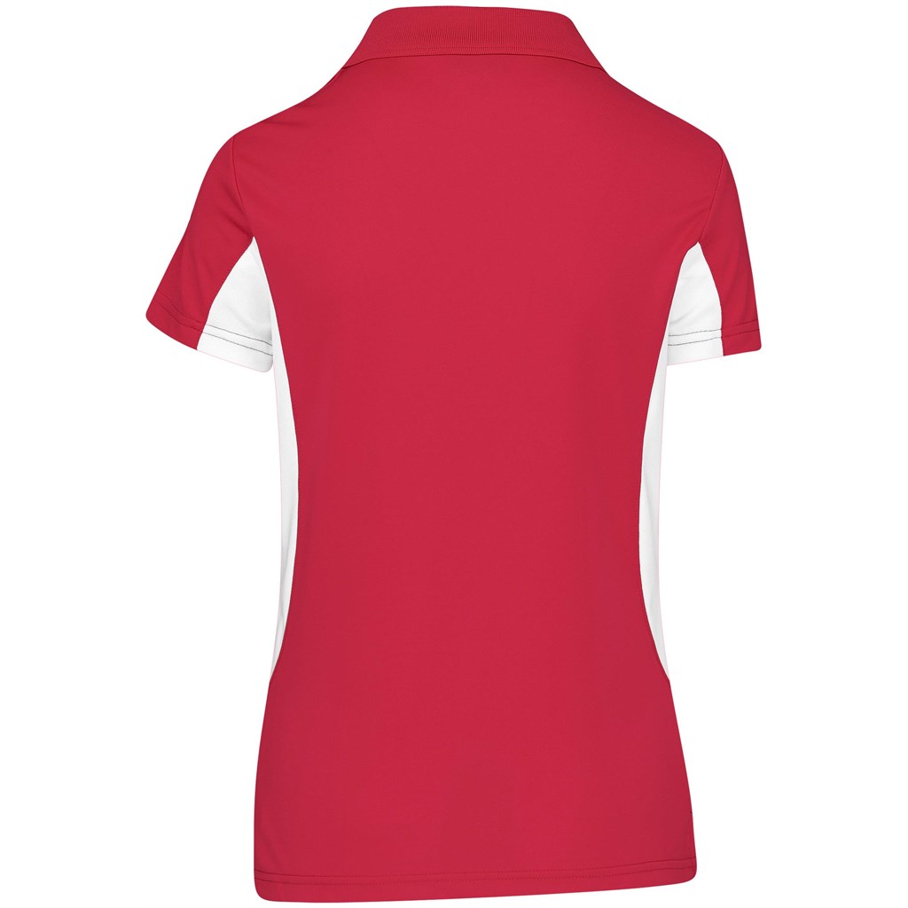 Ladies Championship Golf Shirt - Red - Image 3