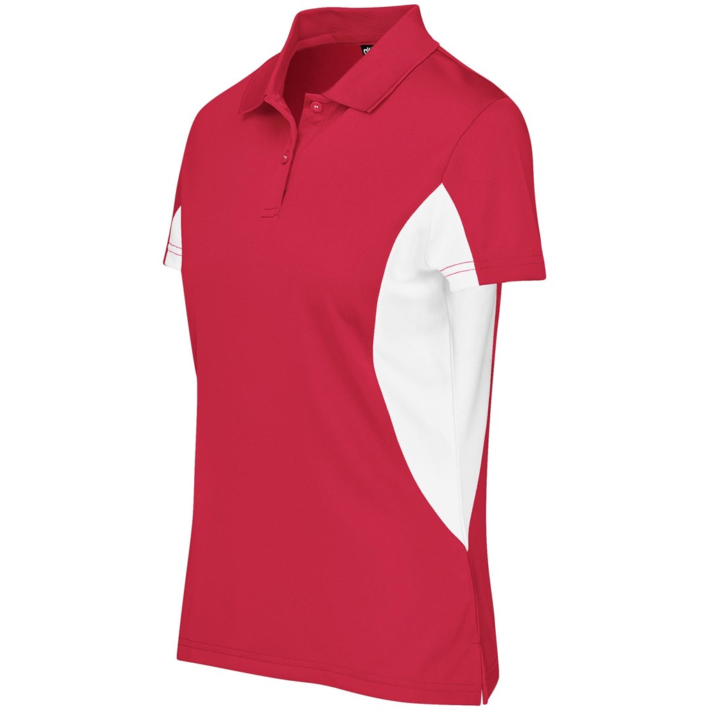Ladies Championship Golf Shirt - Red - Image 2