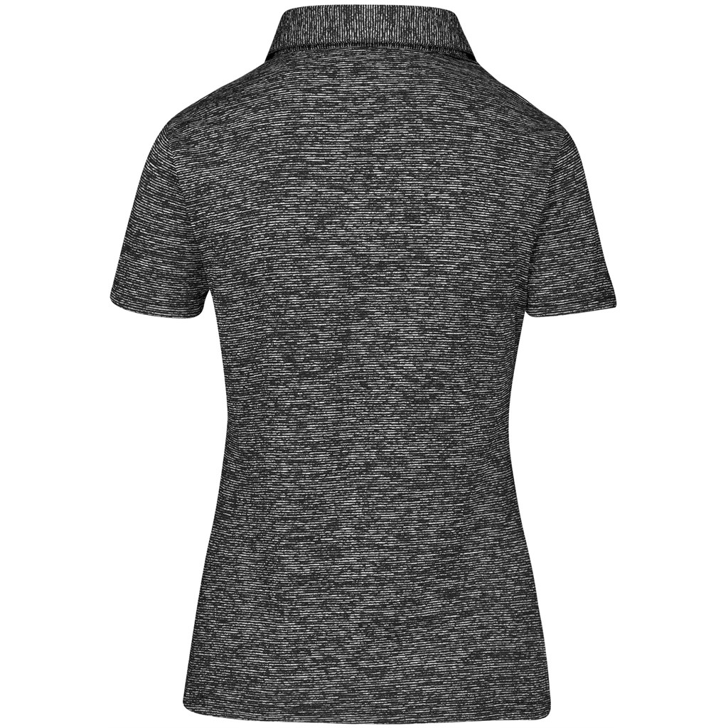Ladies Echo Golf Shirt - Black - Image 2