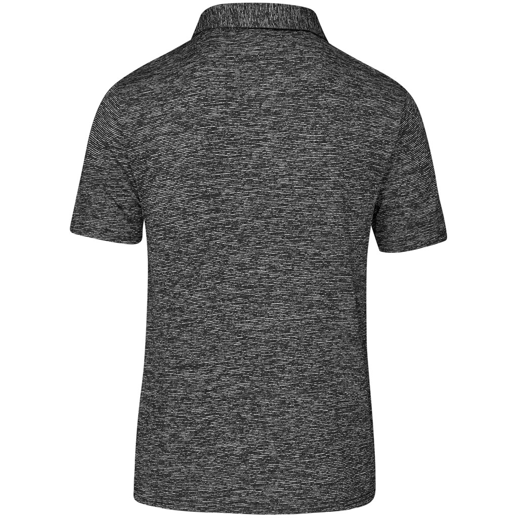 Mens Echo Golf Shirt - Black - Image 2