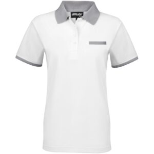 Ladies Caliber Golf Shirt - White