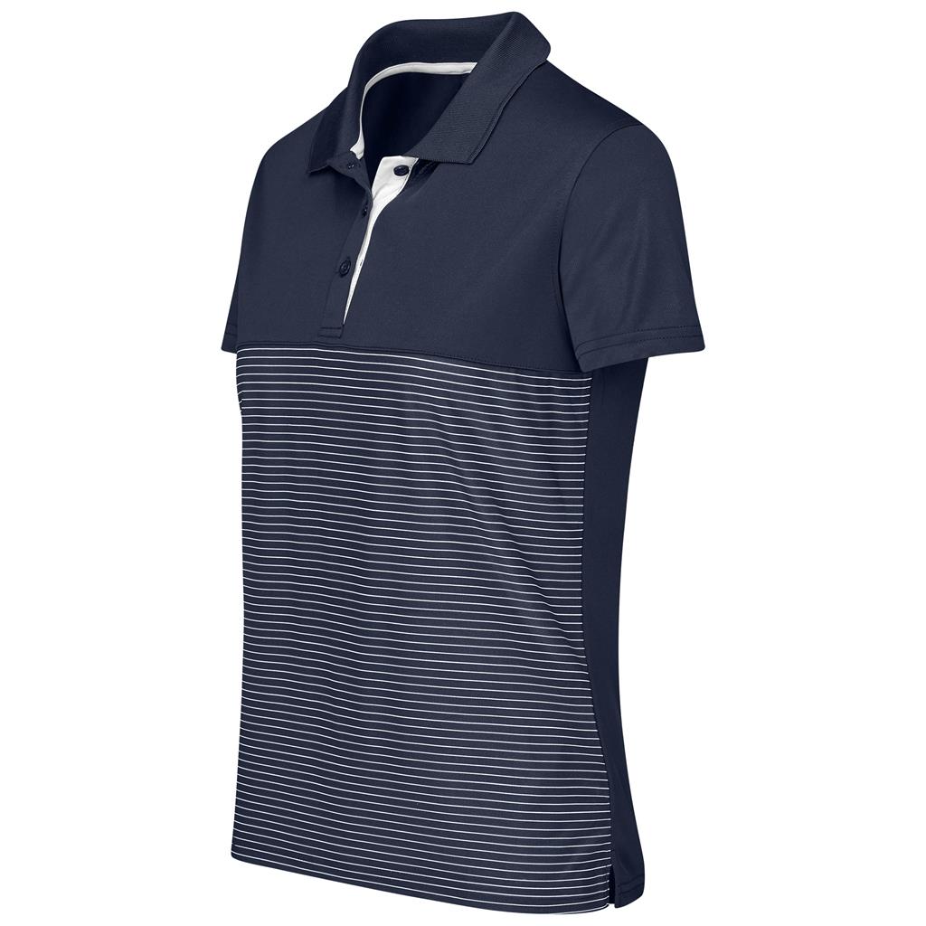 Ladies Maestro Golf Shirt - Navy - Image 3