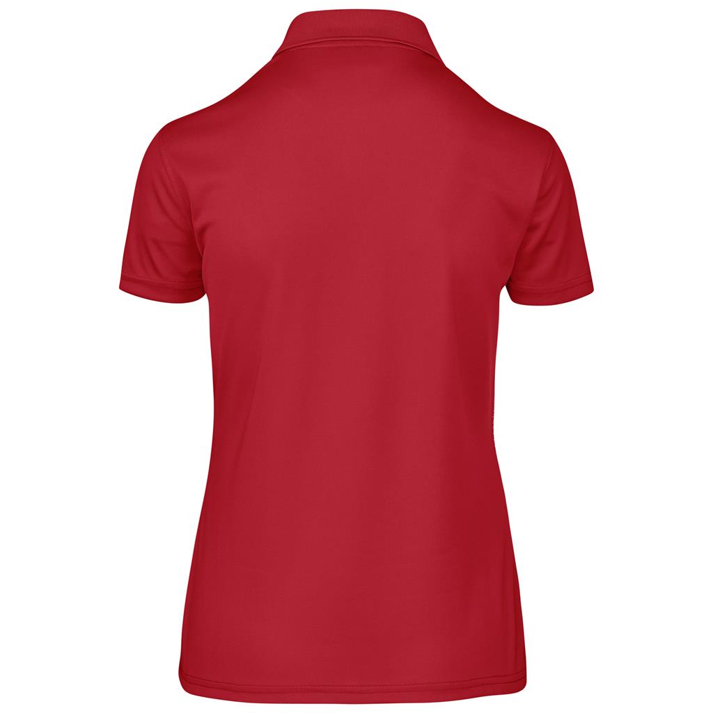 Ladies Maestro Golf Shirt - Red - Image 3