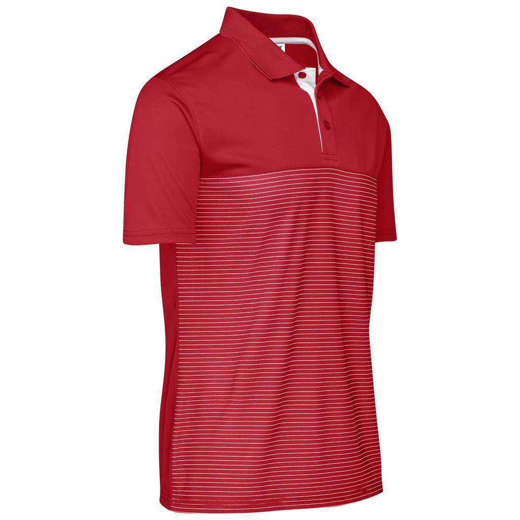 Mens Maestro Golf Shirt - Red - Image 2