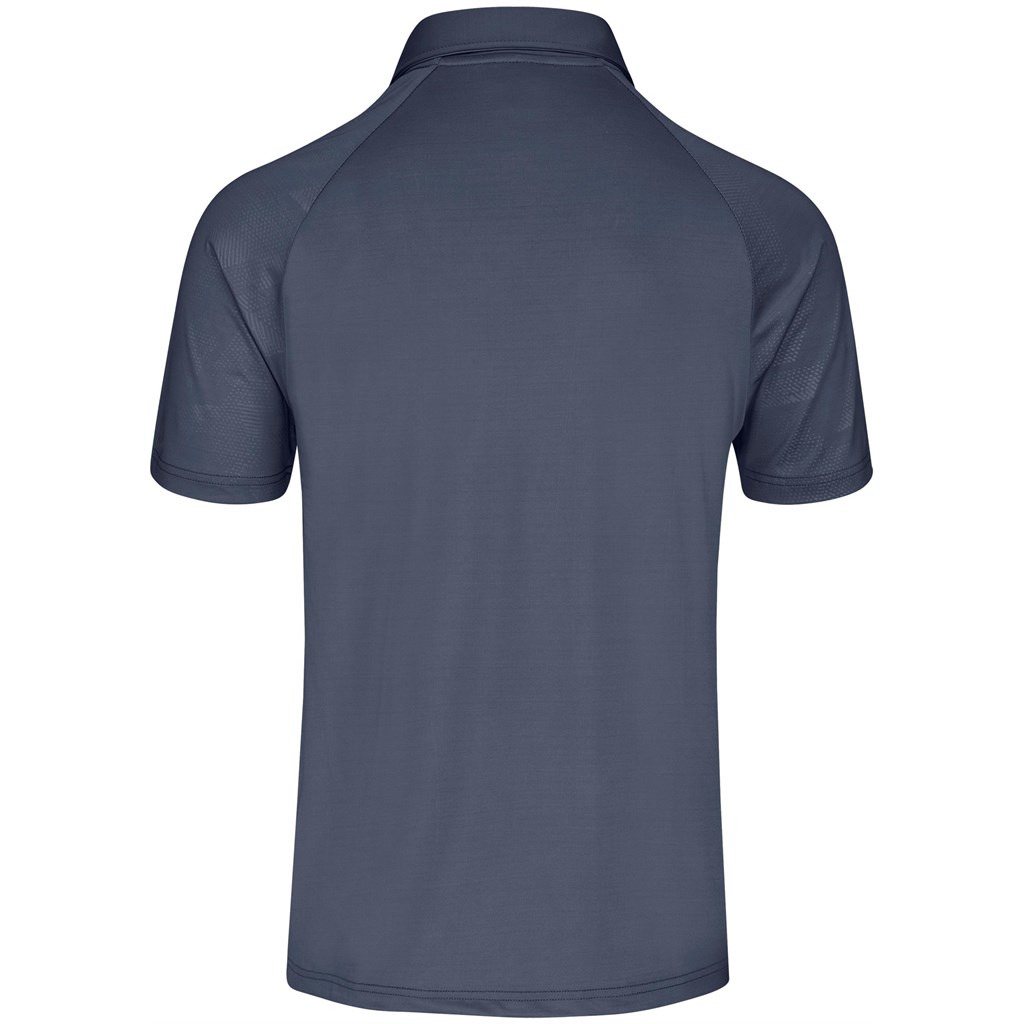 Mens Santorini Golf Shirt - Grey - Image 3