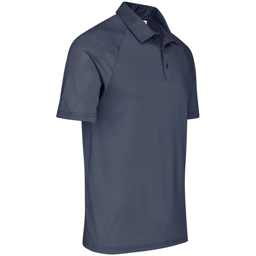 Mens Santorini Golf Shirt - Grey - Image 2