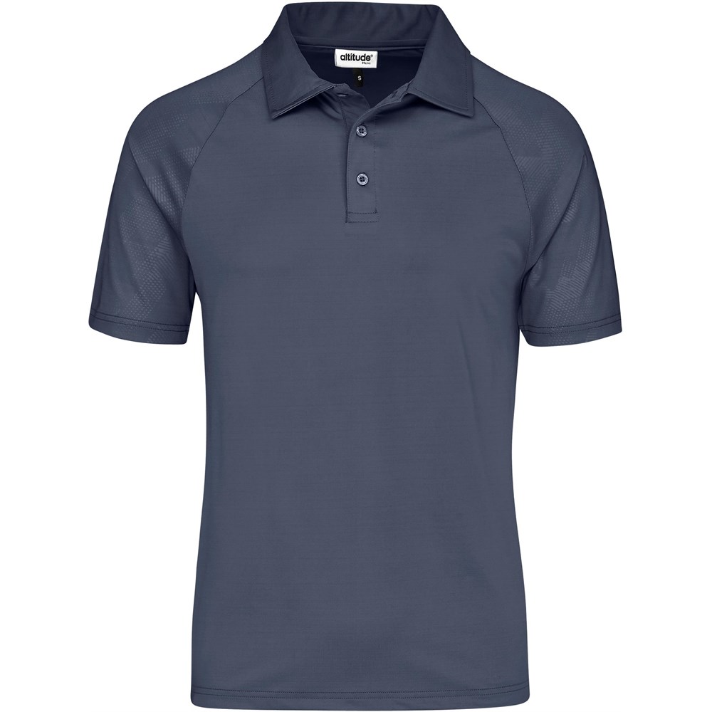 Mens Santorini Golf Shirt - Grey