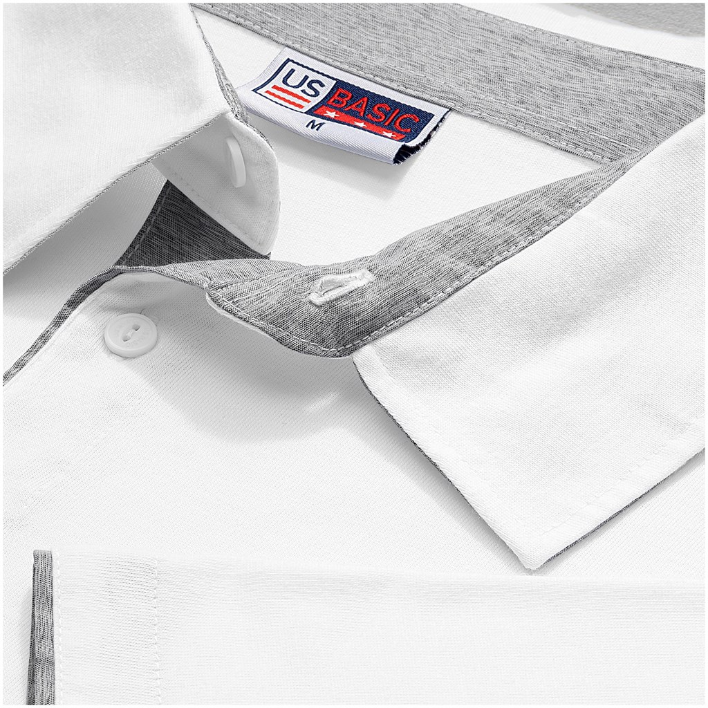 Ladies Delta Golf Shirt - White - Image 3