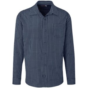Men Long Sleeve Aston Shirt - Navy