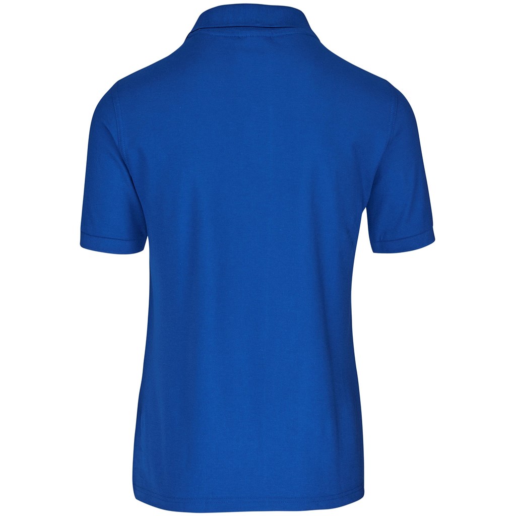 Mens Boston Golf Shirt - Blue - Image 2