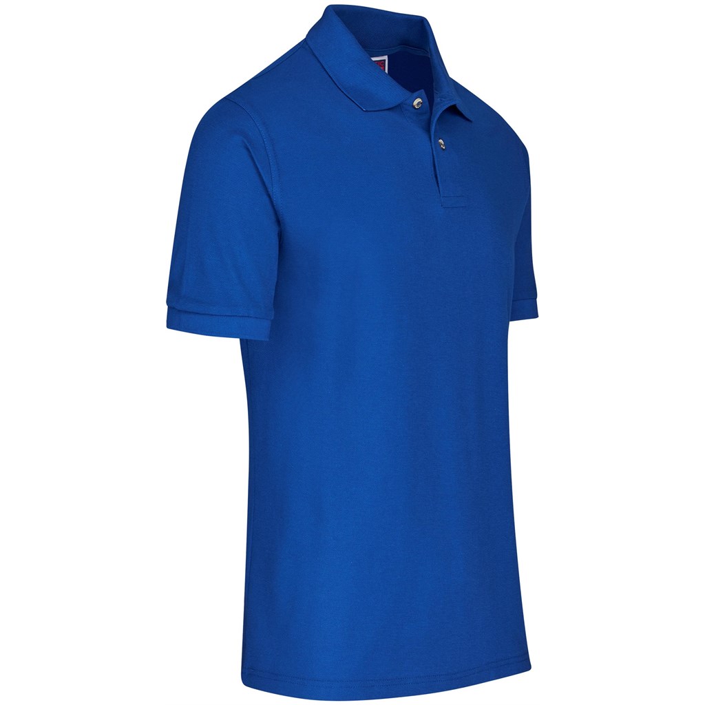 Mens Boston Golf Shirt - Blue - Image 3