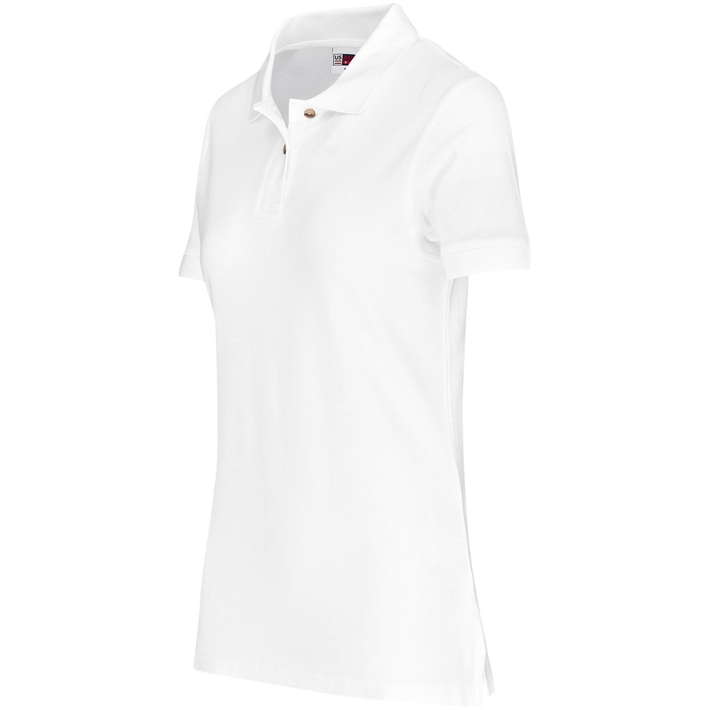Ladies Boston Golf Shirt - White - Image 3