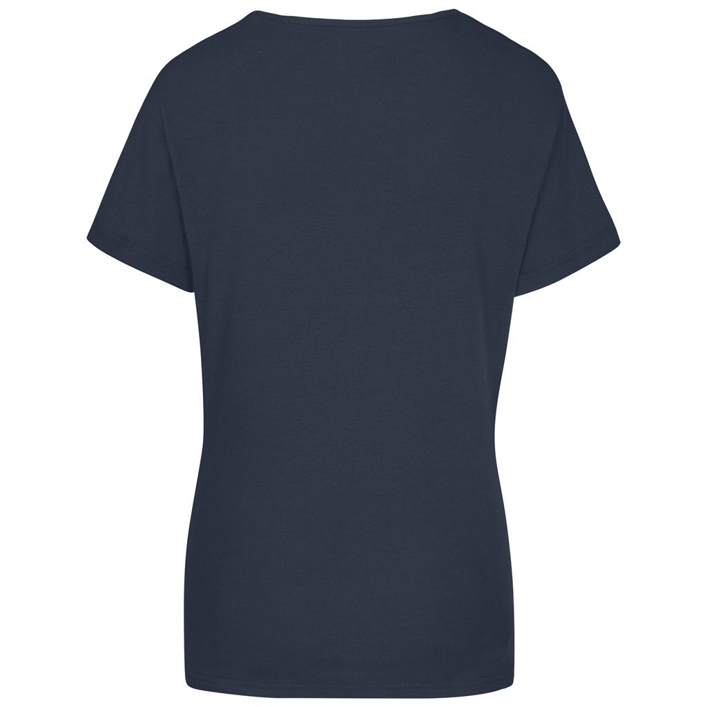 Ladies California T-Shirt - Navy - Image 2