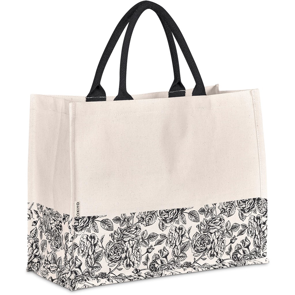 Okiyo Hana Printed Cotton Tote - Image 8