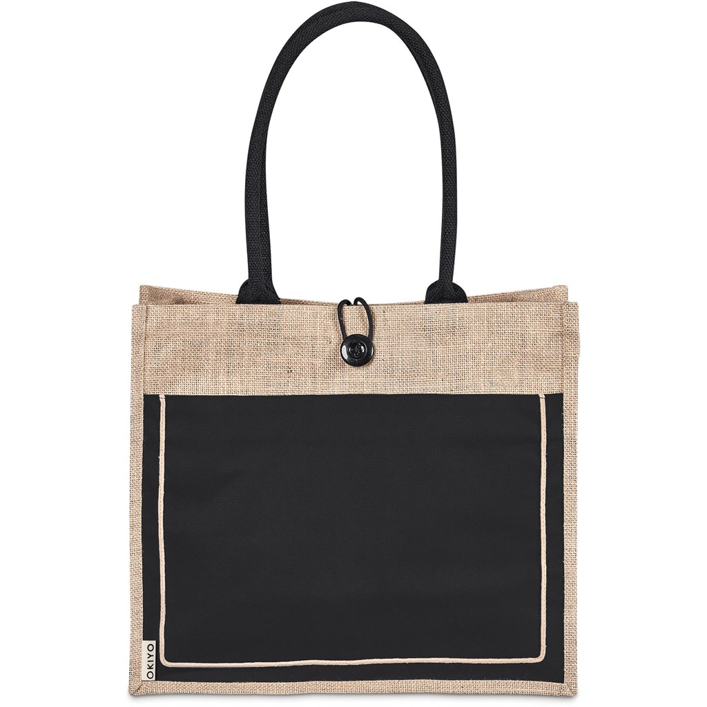 Okiyo Umi Jute & Cotton Tote - Image 8