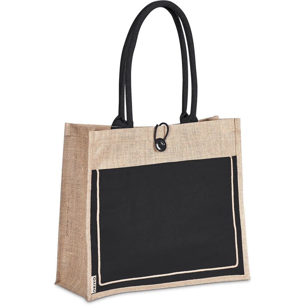 Okiyo Umi Jute & Cotton Tote - Image 9