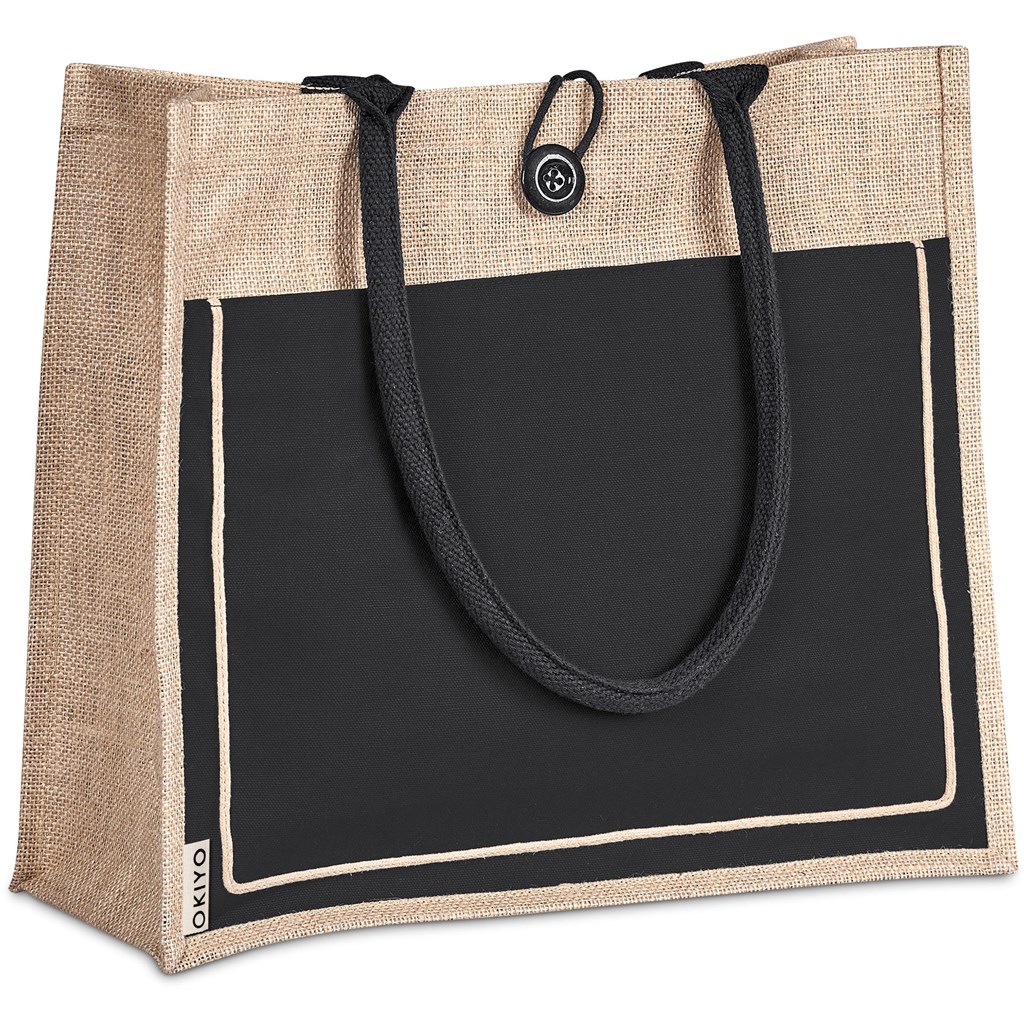 Okiyo Umi Jute & Cotton Tote - Image 5