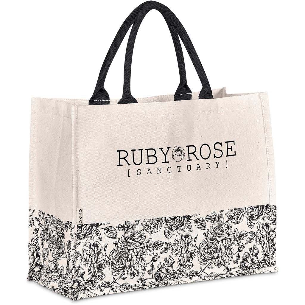 Okiyo Hana Printed Cotton Tote