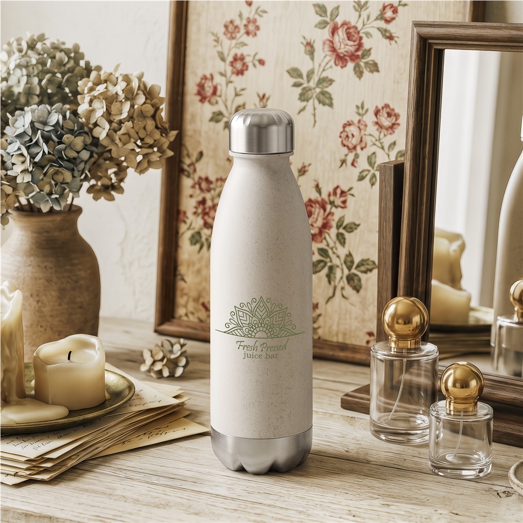 Okiyo Kimi Wheat Straw Water Bottle - 680ml - Image 5