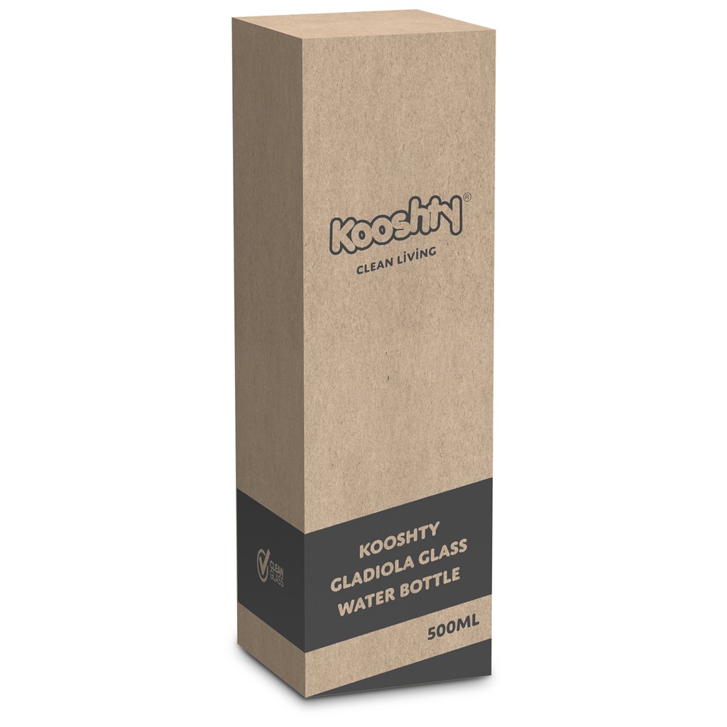 Kooshty Gladiola Glass Water Bottle - 500ml - Image 5
