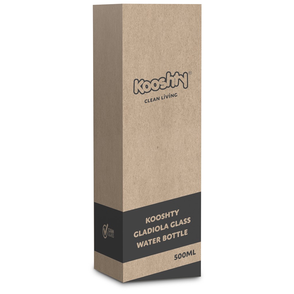 Kooshty Gladiola Glass Water Bottle - 500ml - Image 6