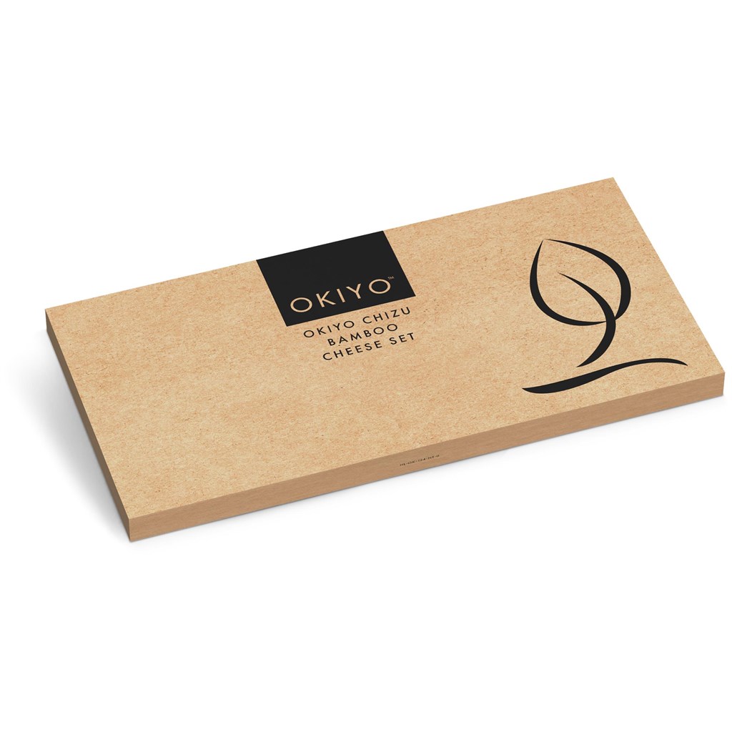 Okiyo Chizu Bamboo Cheese Board Set - Image 10