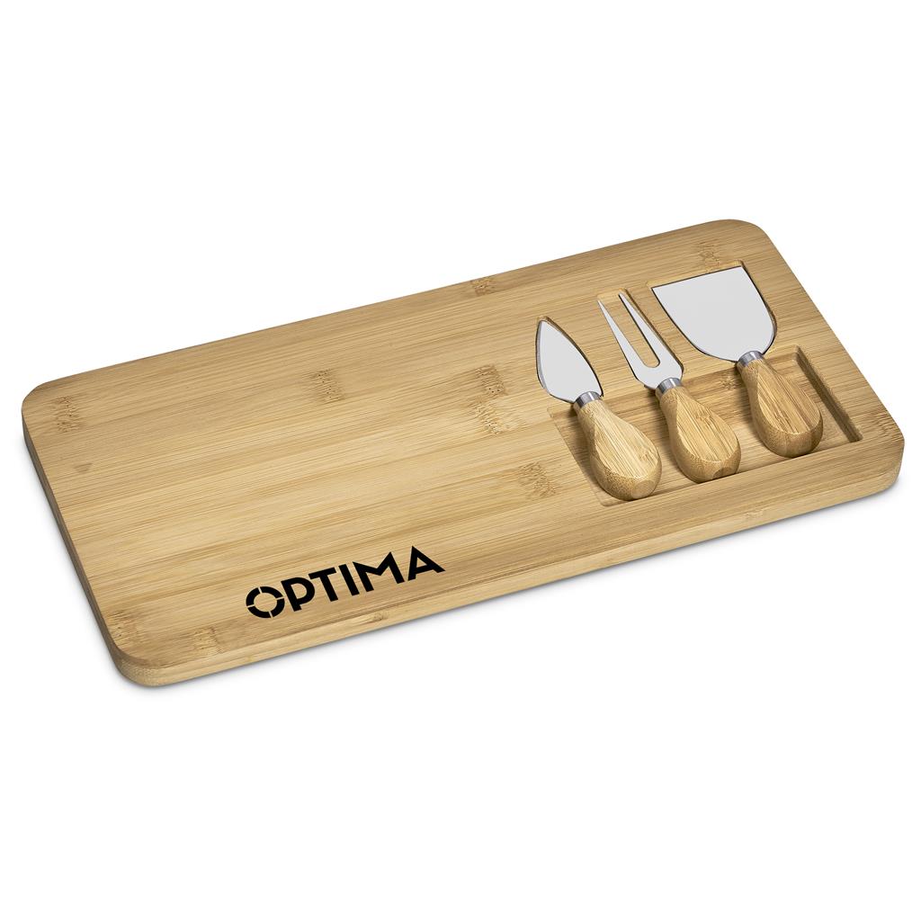 Okiyo Chizu Bamboo Cheese Board Set - Image 7