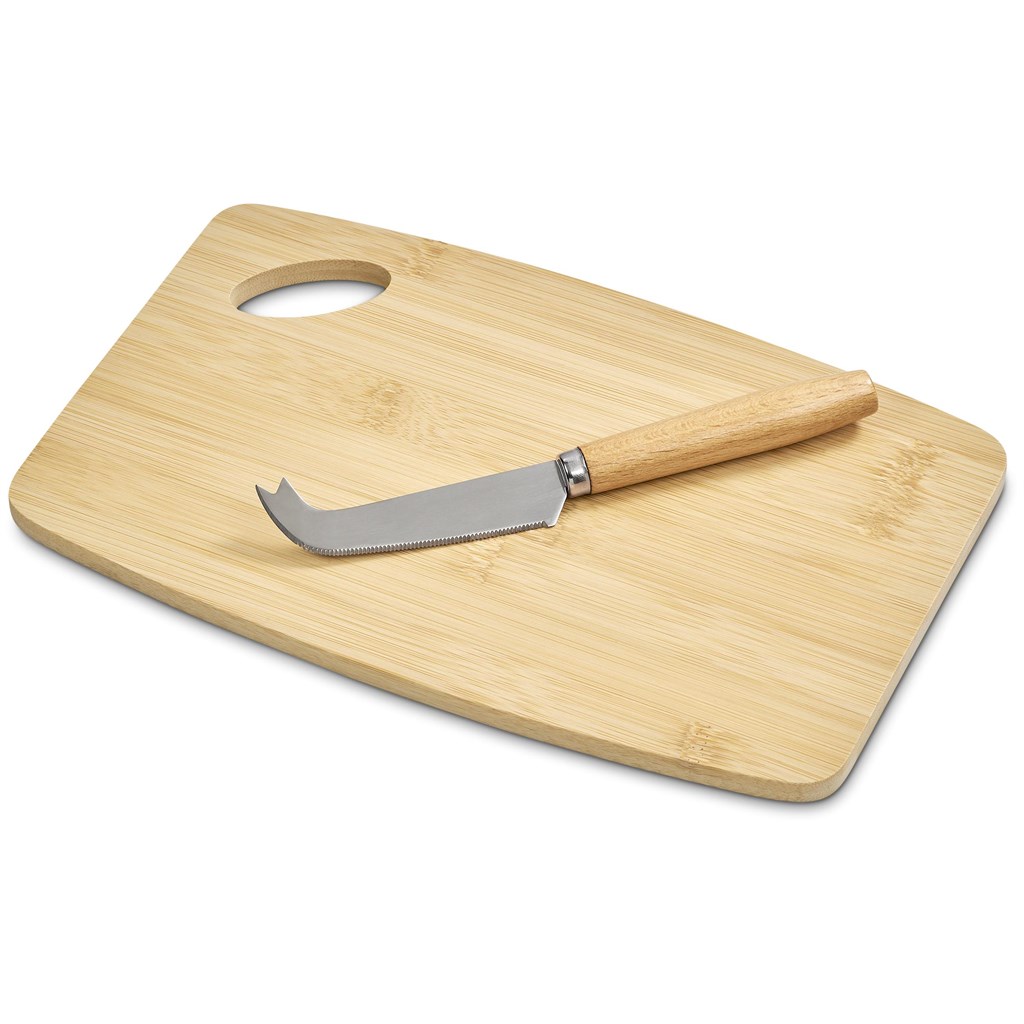 Okiyo Edamu Bamboo Cheese Board Set - Image 6