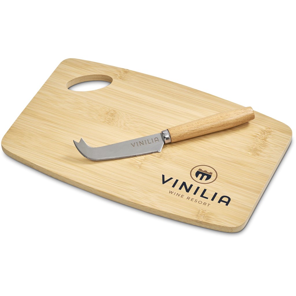 Okiyo Edamu Bamboo Cheese Board Set - Image 13