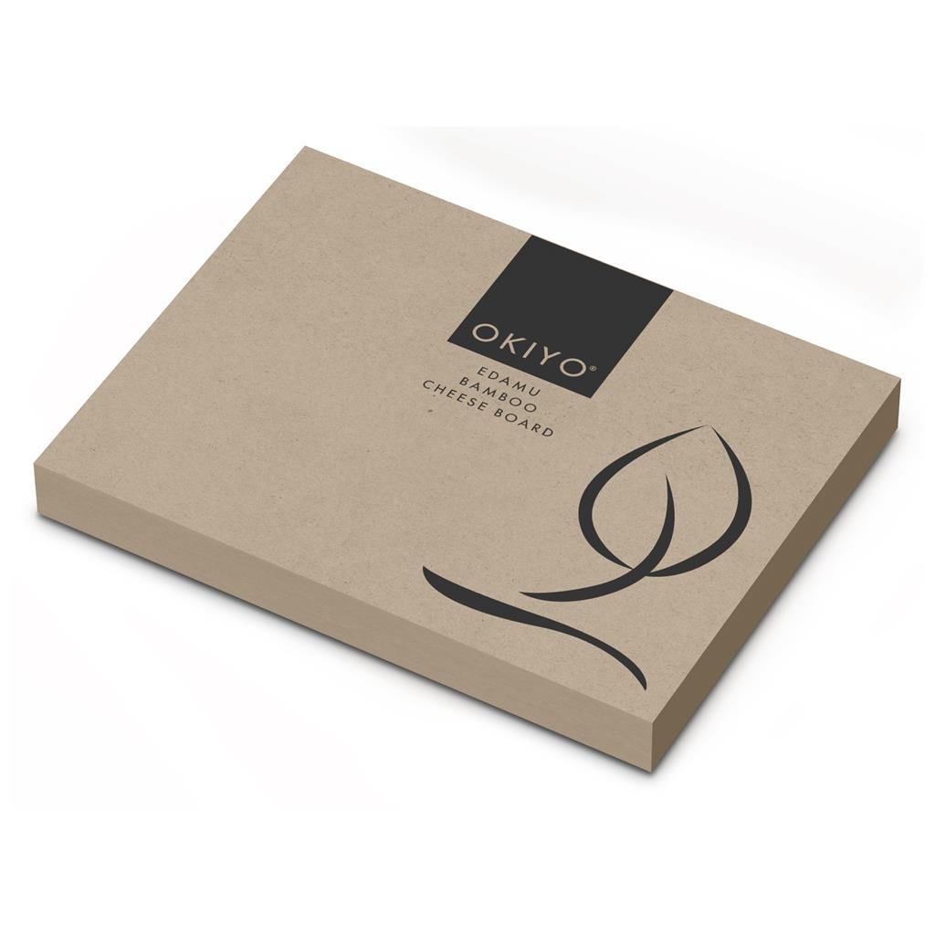 Okiyo Edamu Bamboo Cheese Board Set - Image 5