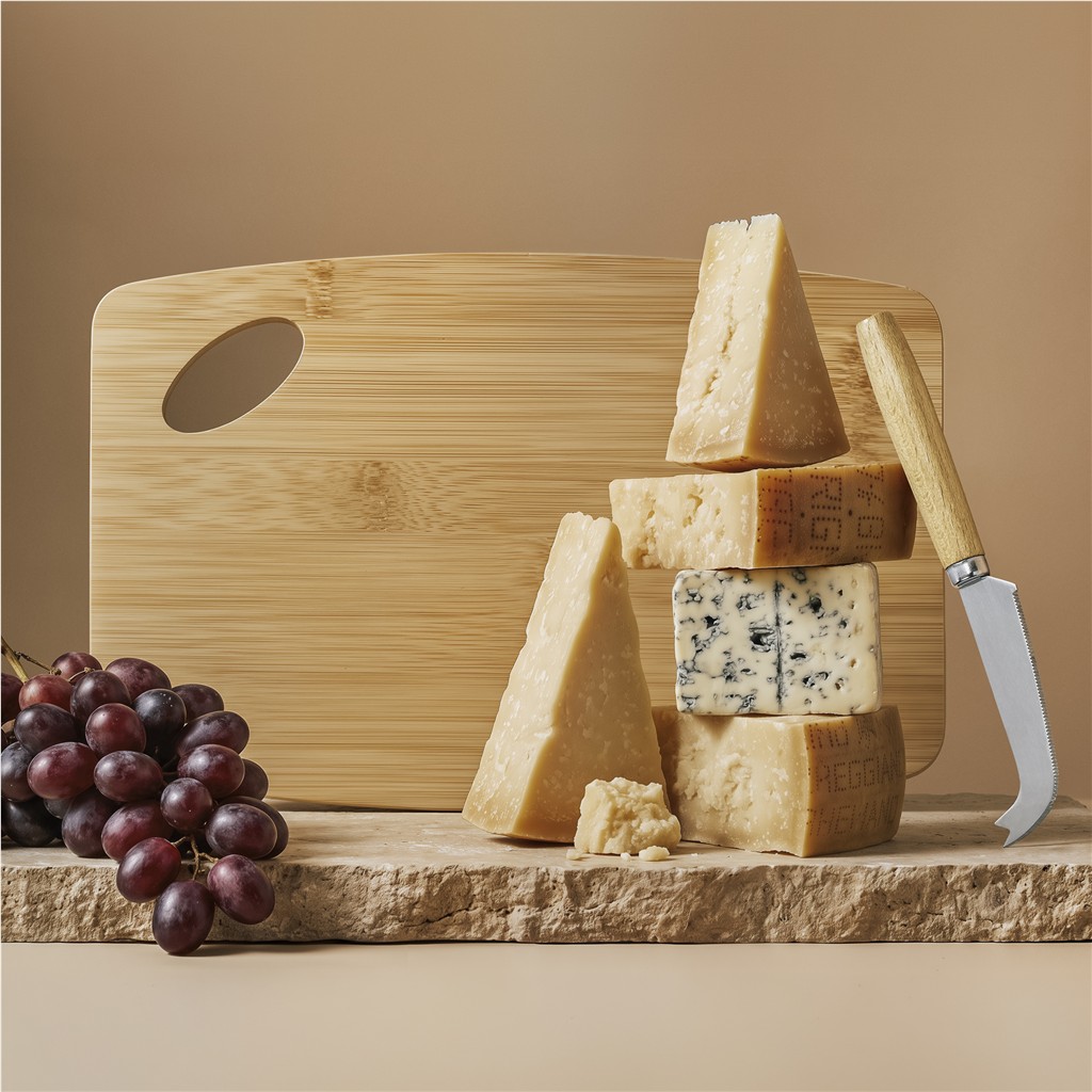 Okiyo Edamu Bamboo Cheese Board Set - Image 8