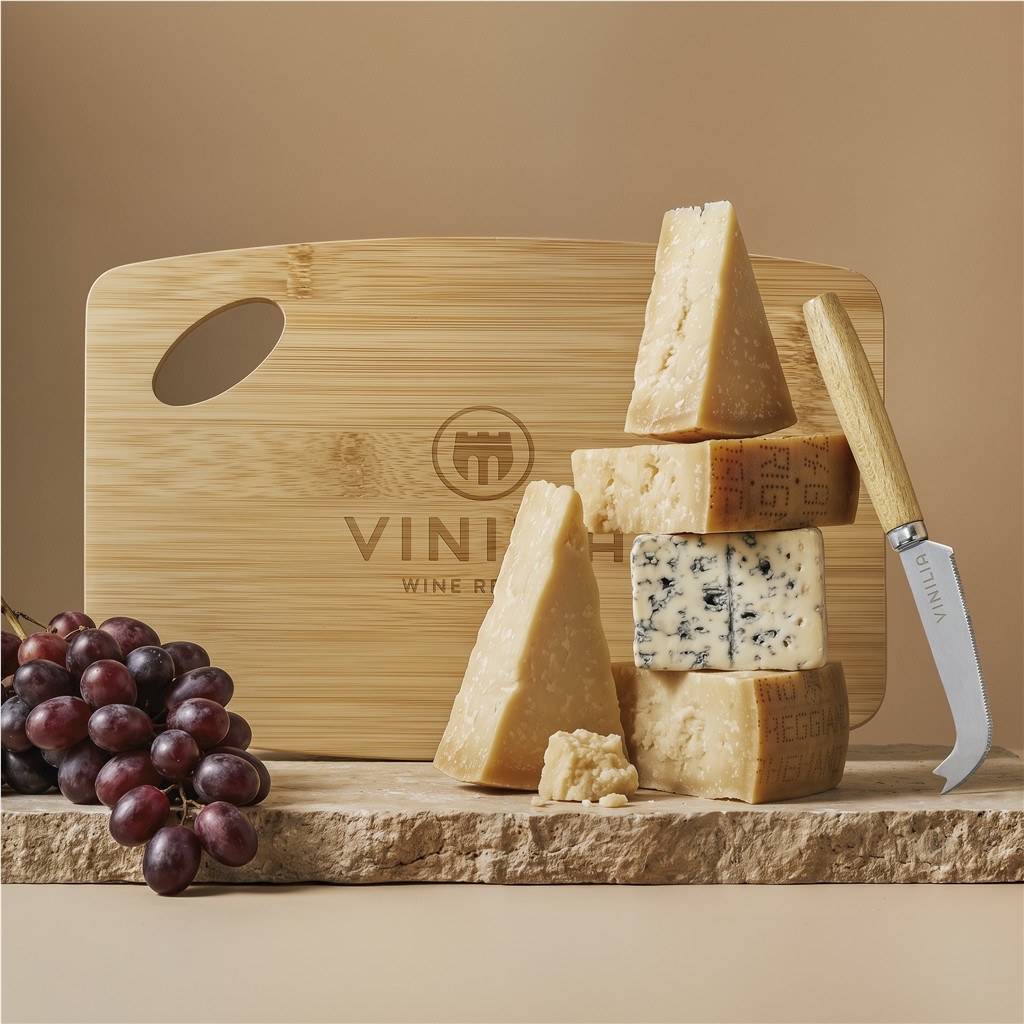 Okiyo Edamu Bamboo Cheese Board Set - Image 7