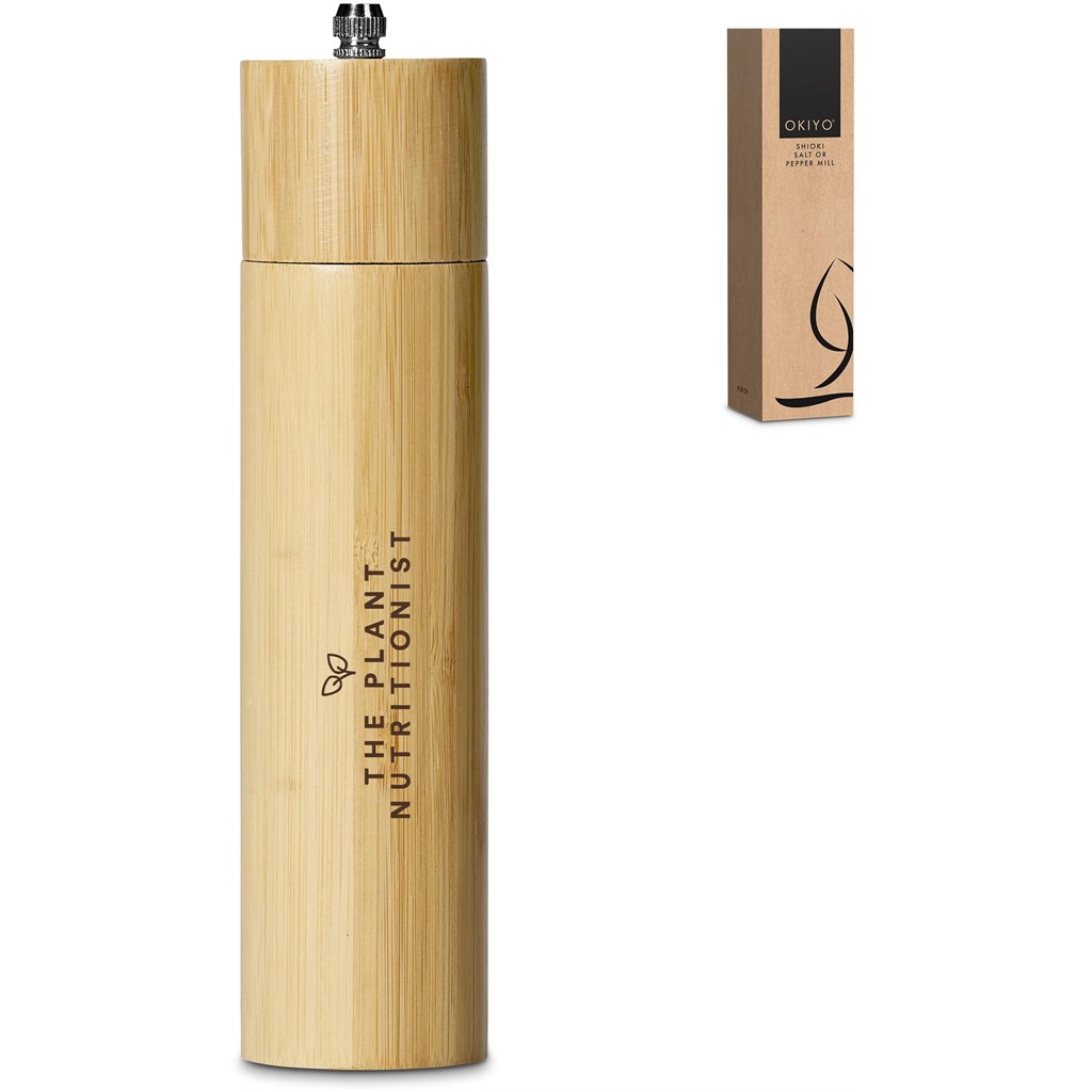 Okiyo Shioki Bamboo Salt or Pepper Mill - Image 16