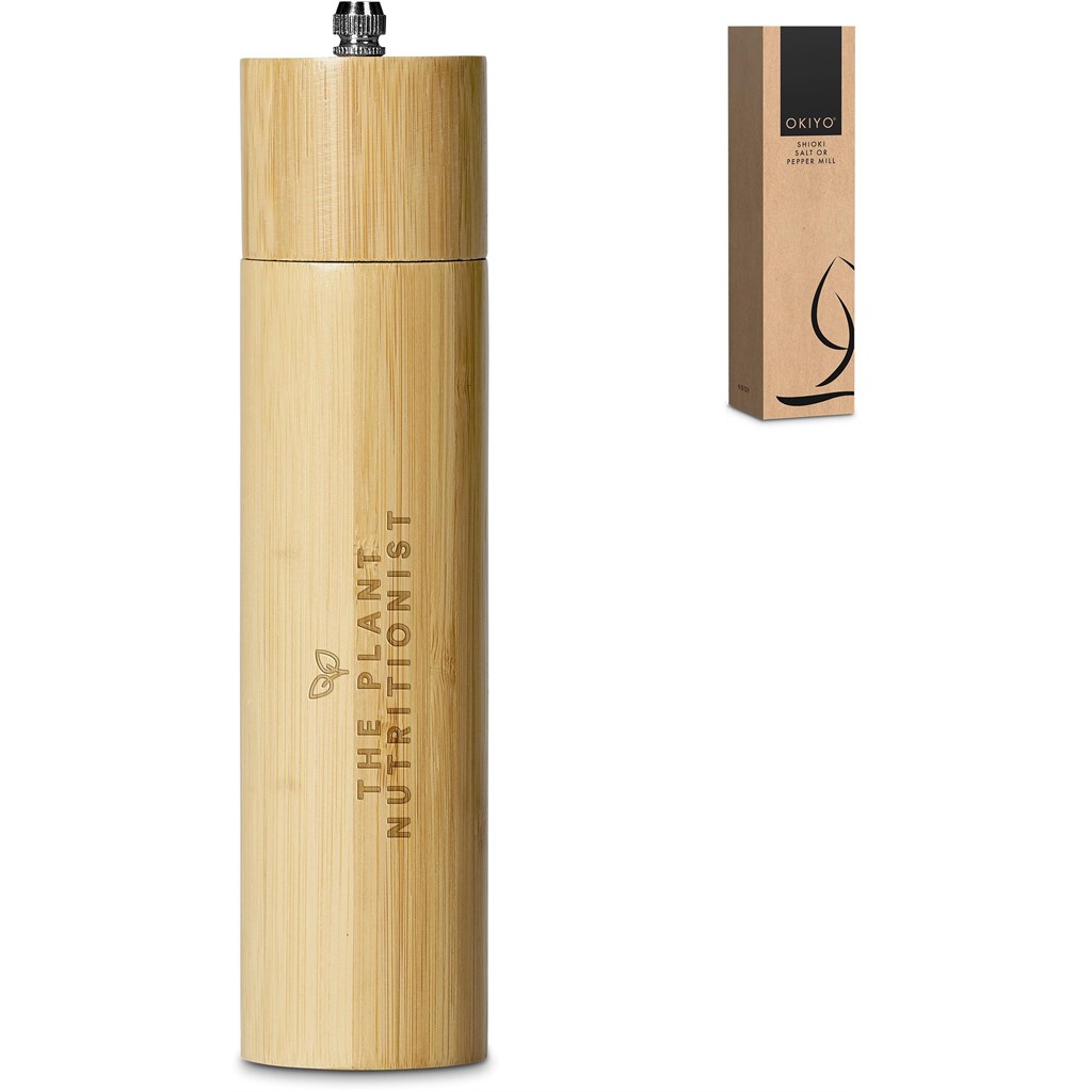 Okiyo Shioki Bamboo Salt or Pepper Mill - Image 9