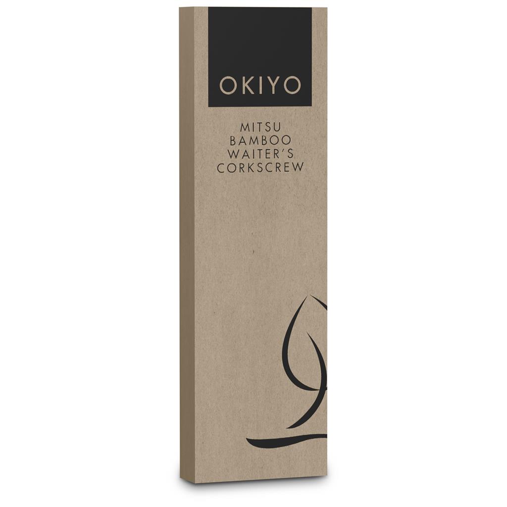 Okiyo Mitsu Bamboo Waiter’s Corkscrew - Image 3